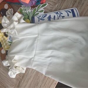 DO+BE White Ruffle Dress